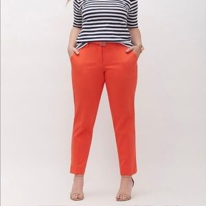 Lane Bryant Modernist Ankle Pant -fuchsia left